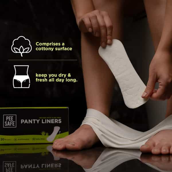 Pee Safe Aloe Vera Panty Liners Xl 20N