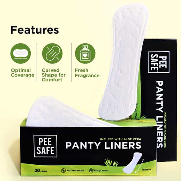 Pee Safe Aloe Vera Panty Liners Xl 20N