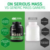 Optimum Nutrition (On) Serious Mass High Weight Gain Powder - 6.6 Lbs 3 Kg (Chocolate)