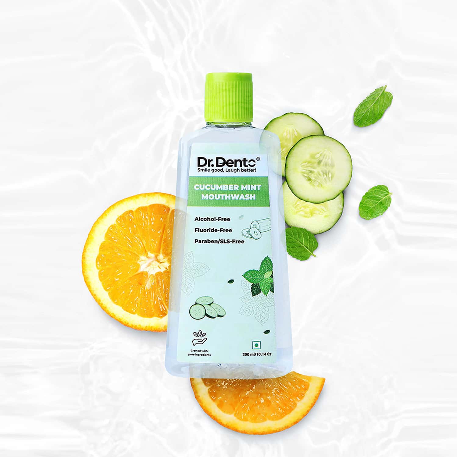 Cucumber Mint Mouthwash- 300 Ml