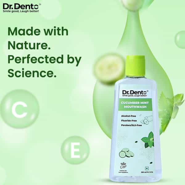 Cucumber Mint Mouthwash- 300 Ml