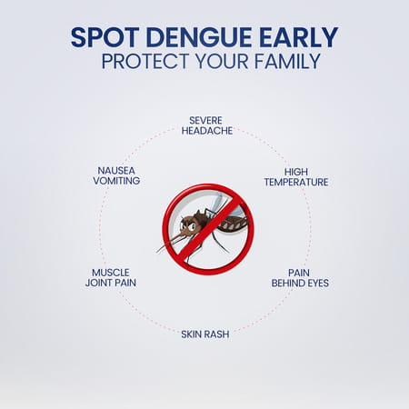 Once Rapid Dengue Combo Diy Home Detection Kit | Instant Blood Test | For In-Vitro Diagnostic Use