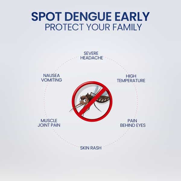 Once Rapid Dengue Combo Diy Home Detection Kit | Instant Blood Test | For In-Vitro Diagnostic Use