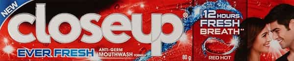 Close Up Ever Fresh Red Hot Gel Toothpaste - 80 Gm