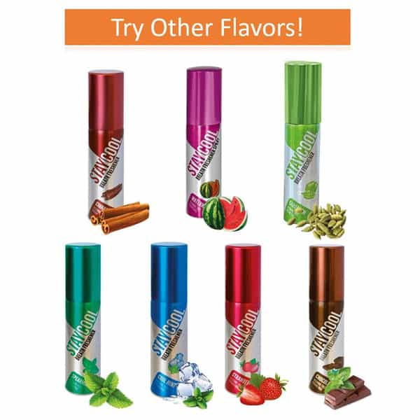 Staycool Breath Freshener Spray - Cool Mint Spearmint - Pack Of 2