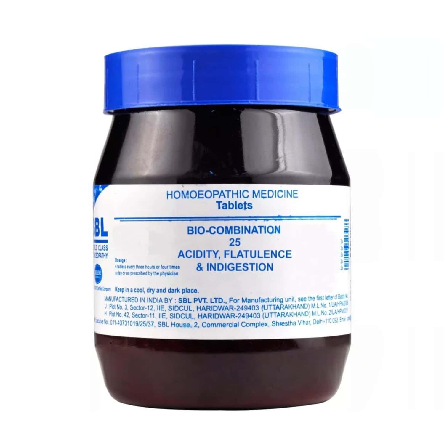 Sbl Bio-combination 25 Tablet 450 Gm
