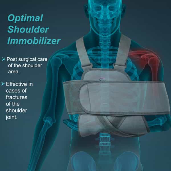 Tynor Universal Shoulder Immobiliser Grey Child 1 Unit