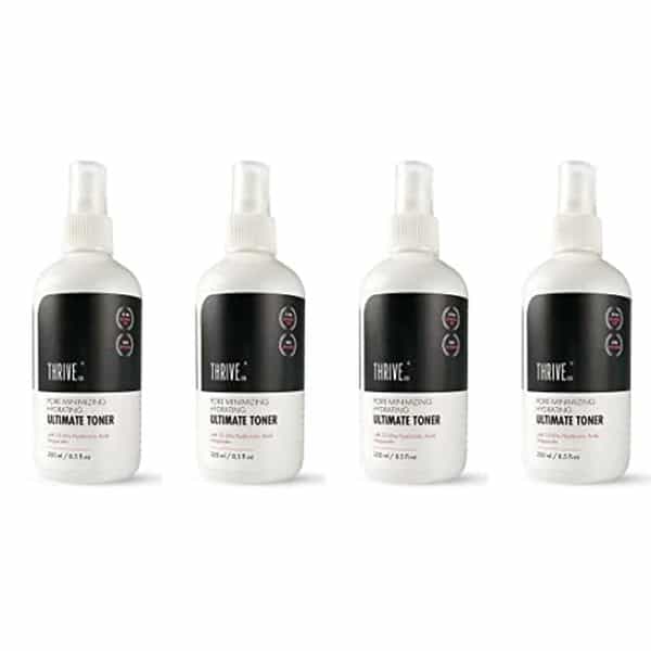 Thriveco Pore-Minimizing Ultimate Toner For Glowing Skin & Pore Tightening | Unisex 250Ml | 4 Packs