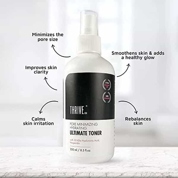 Thriveco Pore-Minimizing Ultimate Toner For Glowing Skin & Pore Tightening | Unisex 250Ml | 4 Packs