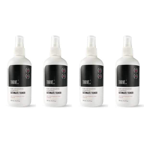 Thriveco Pore-Minimizing Ultimate Toner For Glowing Skin & Pore Tightening | Unisex 250Ml | 4 Packs
