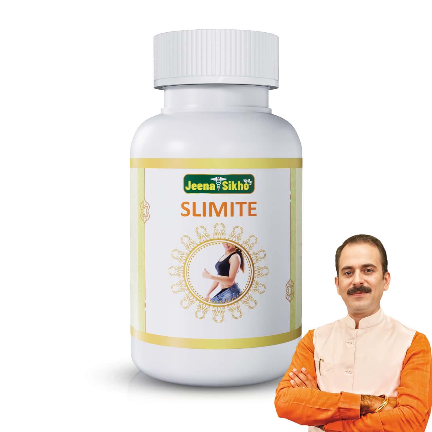 Jeena Sikho Slimite | Ayurvedic Supplement For Gut Health And Burns Calories | 60 Capsules
