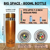 Outer Woods Insulin Cooler Bottle Case With 8 Mini Ice Gel Packs | 20+ Hrs Cooling | Medium - Golden
