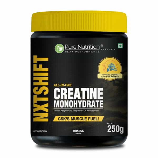 Pure Nutrition Nxtshift Creatine Monohydrate Powder - 250G (Orange)