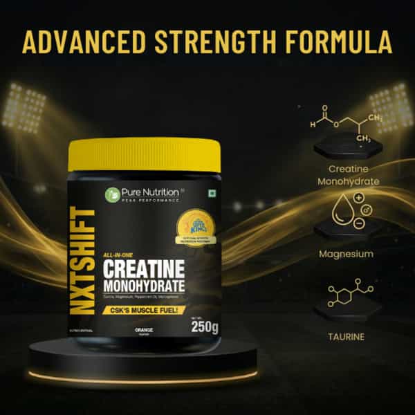Pure Nutrition Nxtshift Creatine Monohydrate Powder - 250G (Orange)