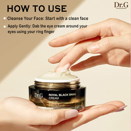 Dr.g Royal Black Snail Cream - Korean Skincare | Face Moisture Cream - 50Ml
