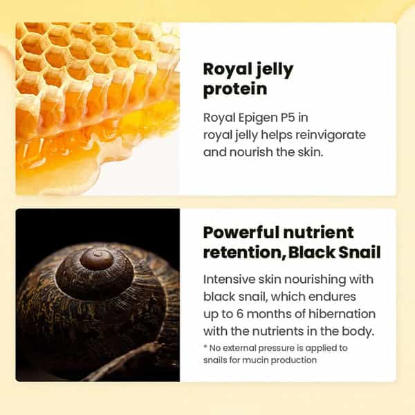 Dr.g Royal Black Snail Cream - Korean Skincare | Face Moisture Cream - 50Ml
