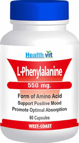 Healthvit L-Phenylalanine 550 Mg - 60 Capsules