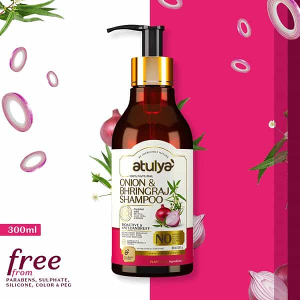 Atulya Onion Bhringraj Hair Shampoo 300 Ml