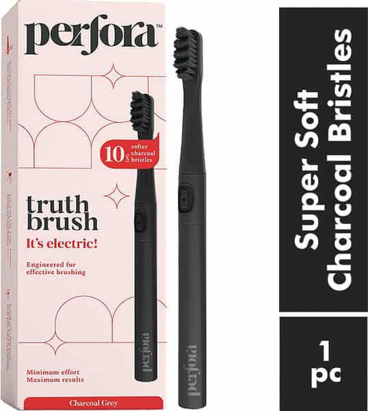Perfora Electric Toothbrush With 2 Modes - Charcoal Grey