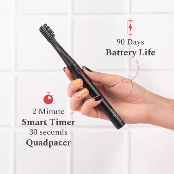 Perfora Electric Toothbrush With 2 Modes - Charcoal Grey