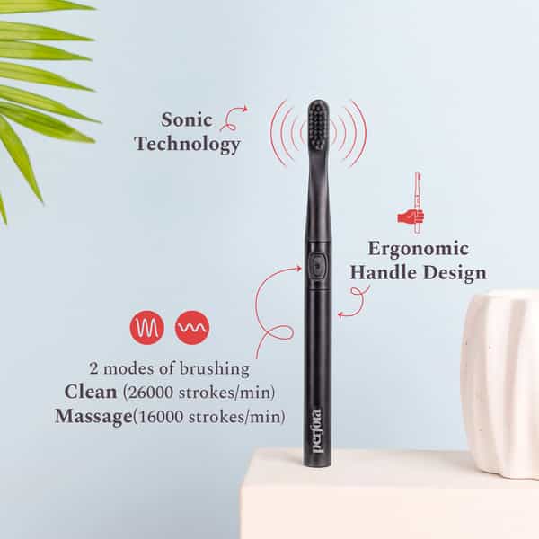 Perfora Electric Toothbrush With 2 Modes - Charcoal Grey