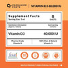 Carbamide Forte Vitamin D3 60000Iu Shots | Vitamin D3 60000 Iu Sugar Free Oral Solution (Pack Of 8)