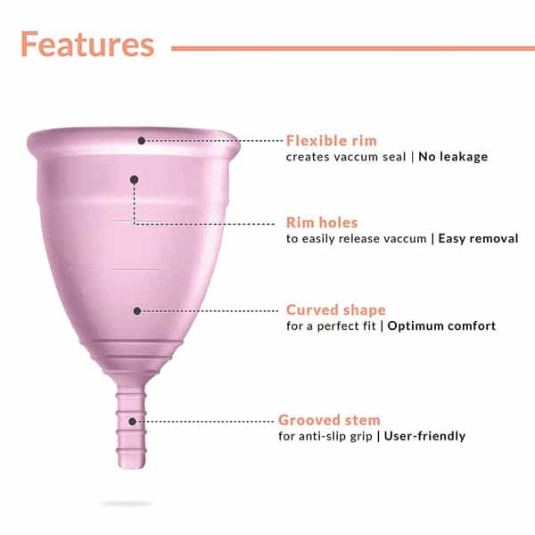 Sirona Pad Free Periods Menstrual Cup Medium - 1