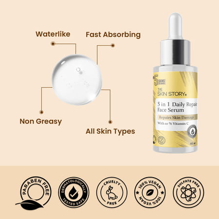 The Skin Story 5 In 1 Daily Repair Face Serum | 40ml