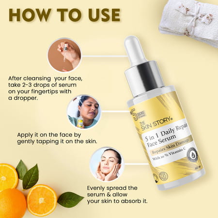 The Skin Story 5 In 1 Daily Repair Face Serum | 40ml