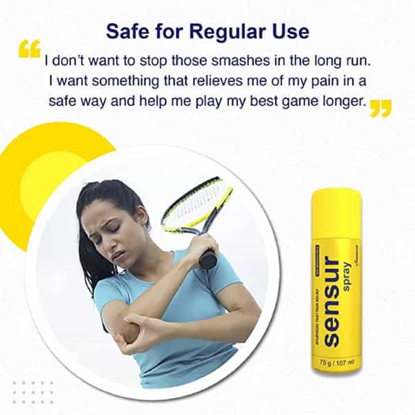 Sensur Ayurvedic Fast Pain Relief Spray - 100Ml + 7Ml (Pack Of 1 X 107Ml )