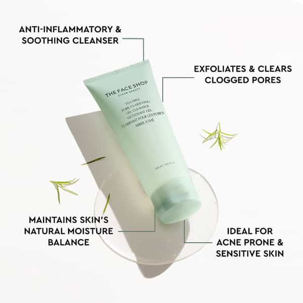 The Face Shop Tea Tree Pore Clarifying Gel Cleanser