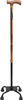 Guardian Walking Stick 4 Leg For Patients | Adjustable | Aluminum | Bronze