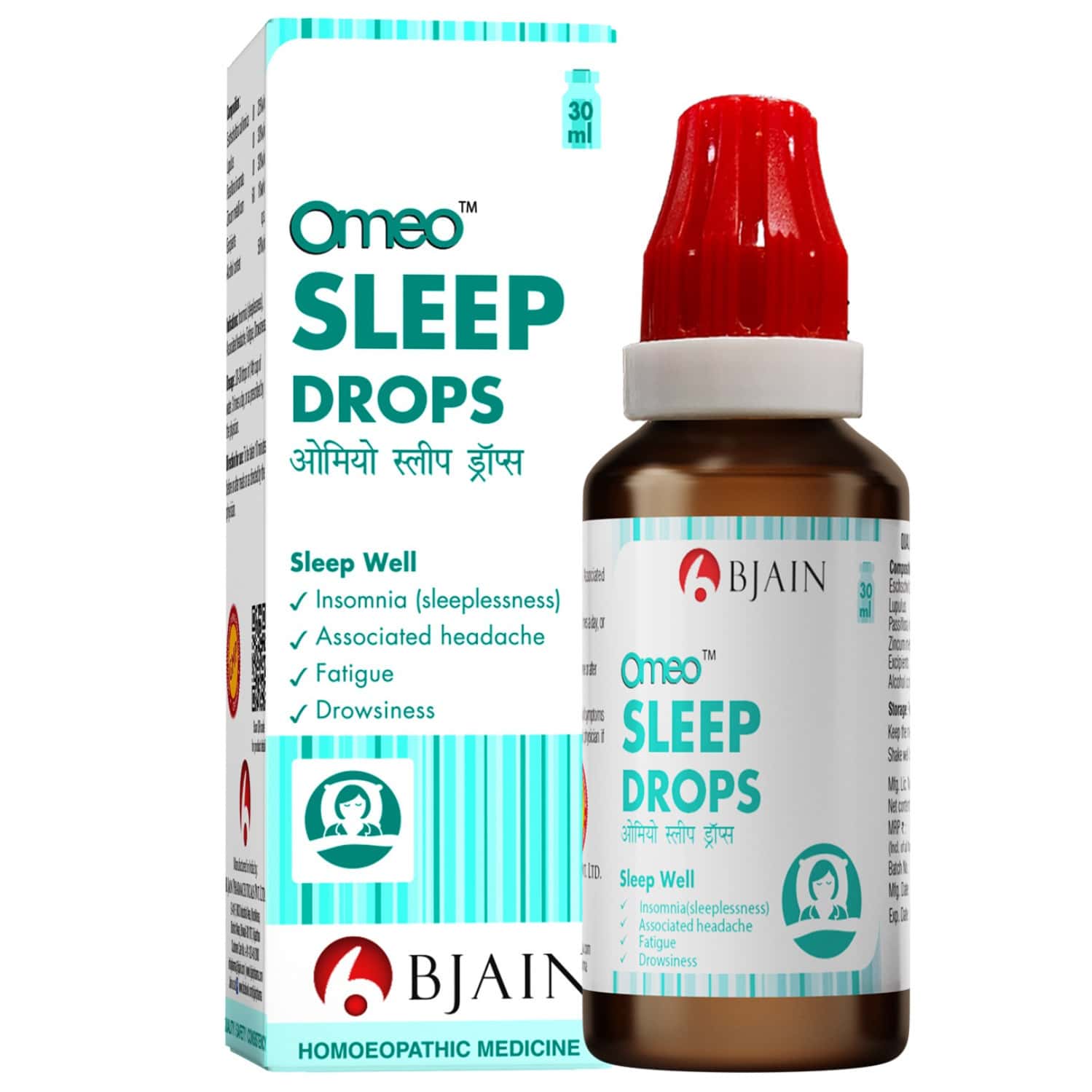 Bjain Omeo Sleep Drops For Insomnia & Associated Headache - 30ml