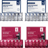 Nutriglow Natural's Advanced Pro Formula 4 Set Wine & Skin Whitening Facial Kit (60Gm) Each