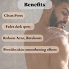 Dermistry 1% Salicylic Acid Neem Zinc Niacinamide Back Acne Prone Oily Skin Exfoliating Body Wash
