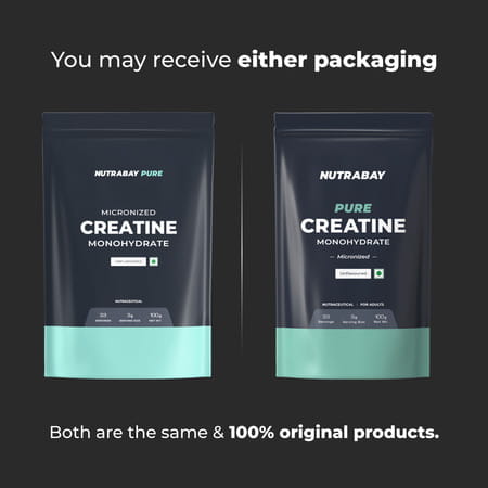 Nutrabay Pure Micronised Creatine Monohydrate - 100g Unflavoured
