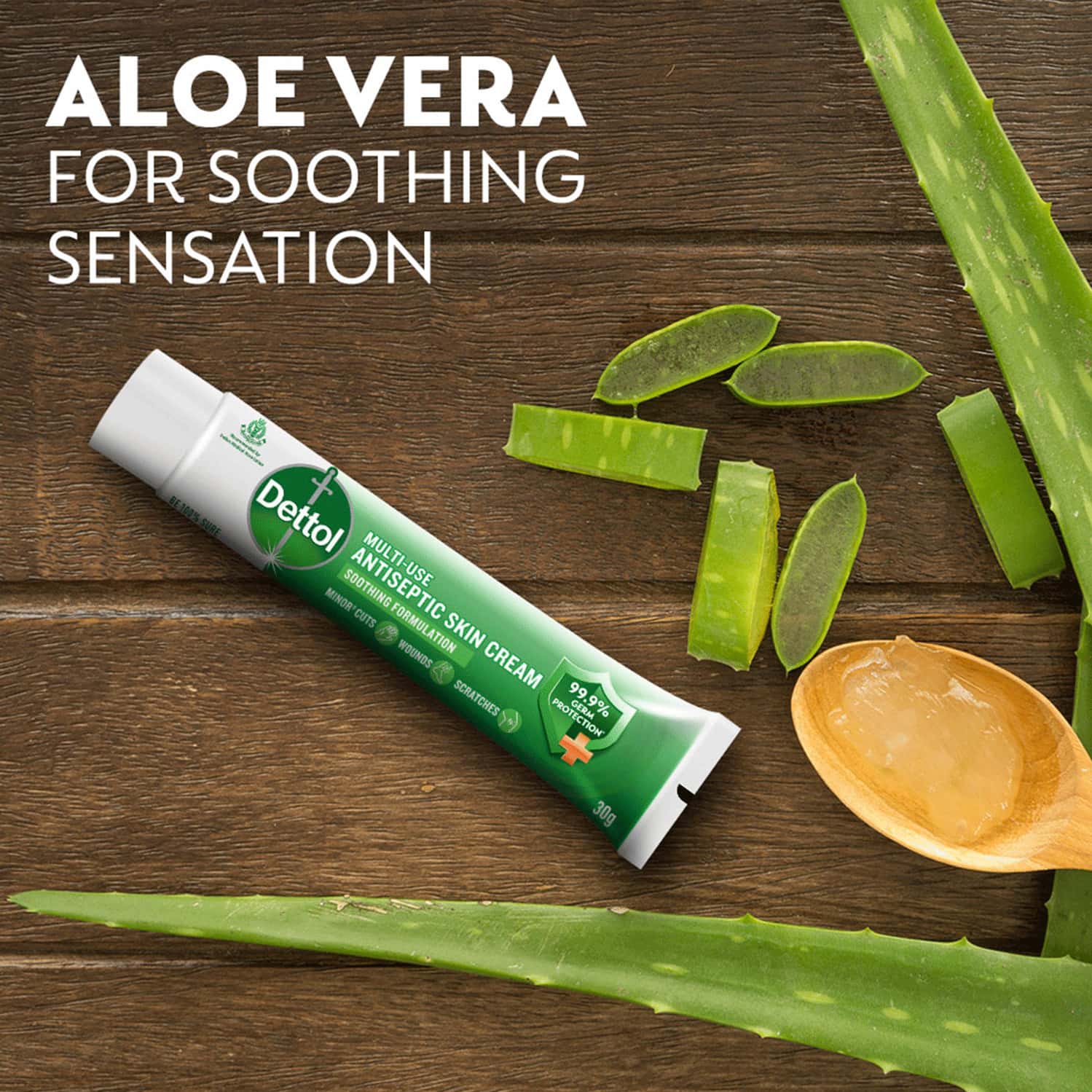 Buy DETTOL ANTISEPTIC SKIN CREAM OINTMENT FOR WOUNDS 30GM Online