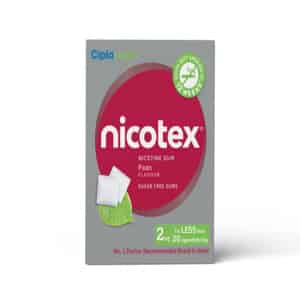 Nicotex Plus 2 Mg Paan Sugar Free Chew Gum 12 No's