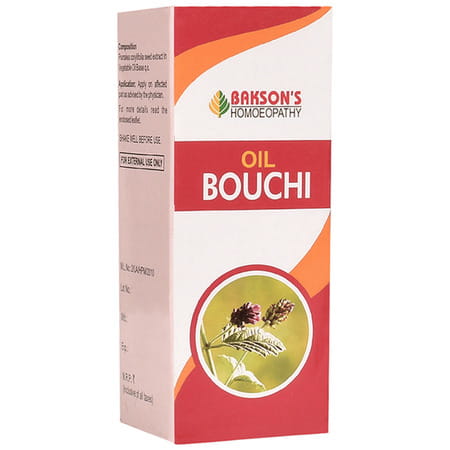 Baksons Homoeopathy Bouchi Oil 60 Ml