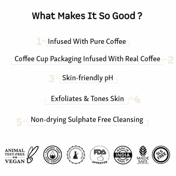 Mcaffeine Espresso Energizing Coffee Body Wash With Natural Aha For Exfoliation