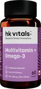 Hk Vitals Multivitamin With Omega-3 Supplement (60 Capsules)