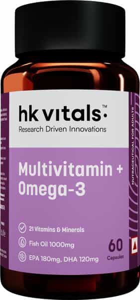 Hk Vitals Multivitamin With Omega-3 Supplement (60 Capsules)