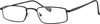 Klar Eye Full Rim Rectangle Reading Glasses Men And Women +0.75 To +3.50+1 Power Shiny Black