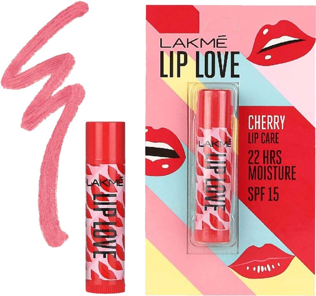 Lakme Lip Love Chapstick Cherry-4.5 G