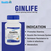 Healthvit Ginlife Korean Ginseng Extract 500 Mg - 60 Capsules