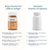 Briyo Vitamin D3 2000 Iu 90 Softgel Capsules