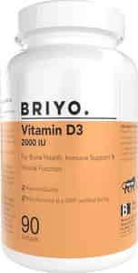 Briyo Vitamin D3 - 2000 Iu - 90 Softgels
