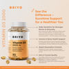 Briyo Vitamin D3 2000 Iu 90 Softgel Capsules