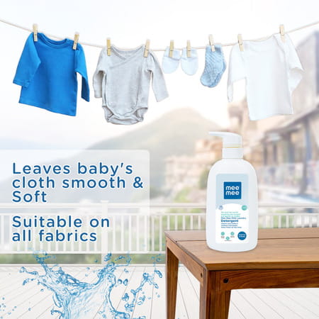 Meemee Mild Baby Liquid Laundry Detergent Liquid Detergent (500ml)