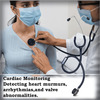 Bpl Medical Technologies St-02 Brass Adult Chest Piece Stethoscope - Blue